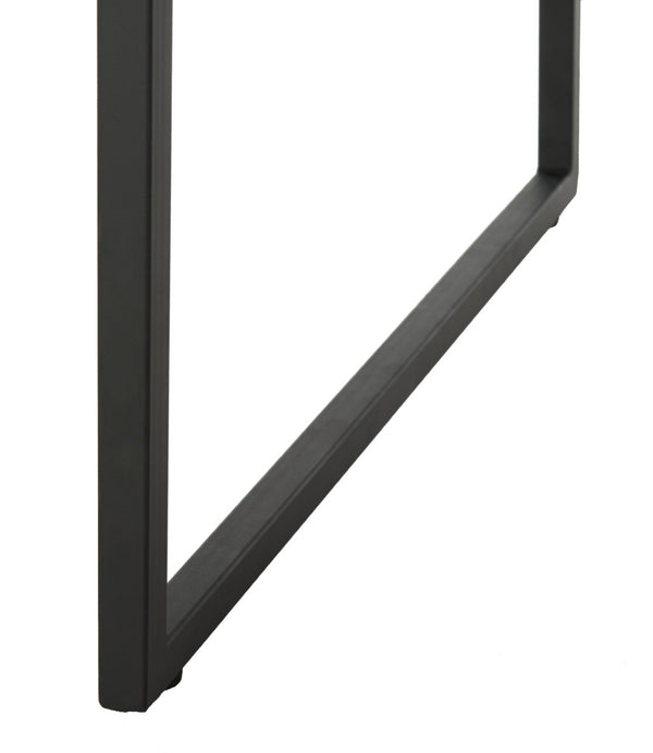 Safavieh Tristan Modern Rectangular Coffee Table - Sculptural Minimalist Design For Contemporary Spaces Black/Black Metal Legs COF7000A