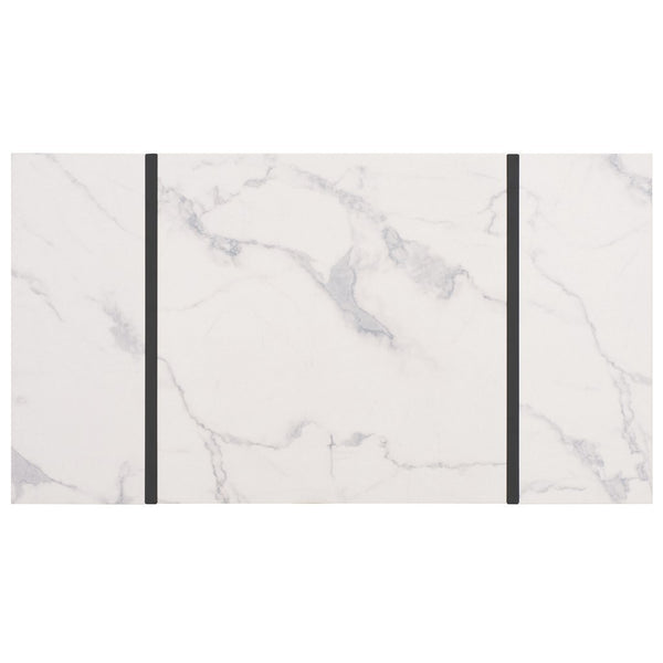 Safavieh Tristan Rectangular Modern Coffee Table White / Black  Wood COF7000D