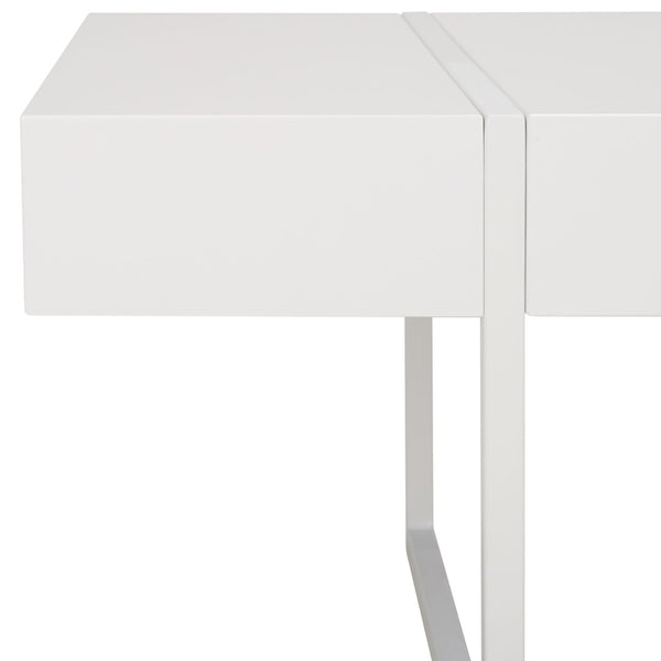Safavieh Tristan Modern Rectangular Coffee Table - Sculptural Minimalist Design For Contemporary Spaces White COF7000E