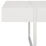 Safavieh Tristan Rectangular Modern Coffee Table White Wood COF7000E