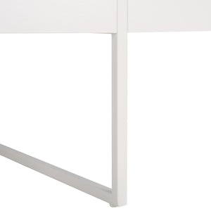 Safavieh Tristan Modern Rectangular Coffee Table - Sculptural Minimalist Design For Contemporary Spaces White COF7000E