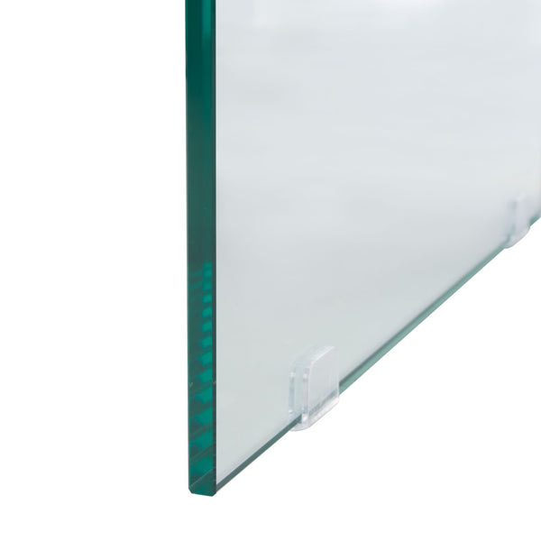 Safavieh Jacob Modern Coffee Table With Glass Legs – Sleek Rectangular Design For Contemporary Living Spaces Natural/Glass Legs COF7001C