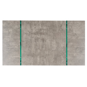 Safavieh Jacob Modern Coffee Table With Glass Legs – Sleek Rectangular Design For Contemporary Living Spaces Light Concrete / Clear Glass Legs COF7001D