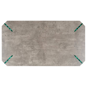 Safavieh Katelyn Contemporary Glass Leg Coffee Table – Sleek Rectangular Design For Modern Living Spaces Light Concrete / Clear Glass Legs COF7002C