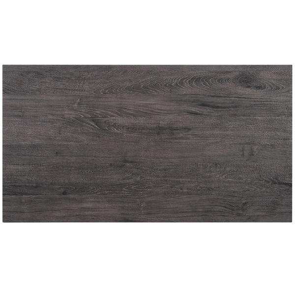 Safavieh Cedric Rectangular Mid-Century Modern Coffee Table – Stylish Scandinavian Design For Any Living Space Black Oak / Black COF7007D