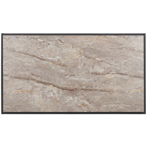 Safavieh Edgefield Coffee Table XII23 Grey Faux Marble / Black Mdf COF7012A