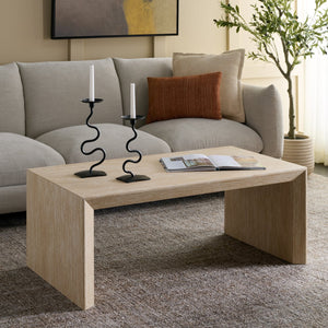 Safavieh Woodrow Coffee Table In Stunning Faux Travertine - Elevate Your Living Space With Style & Elegance! Faux Travertine Mdf Cof7013b