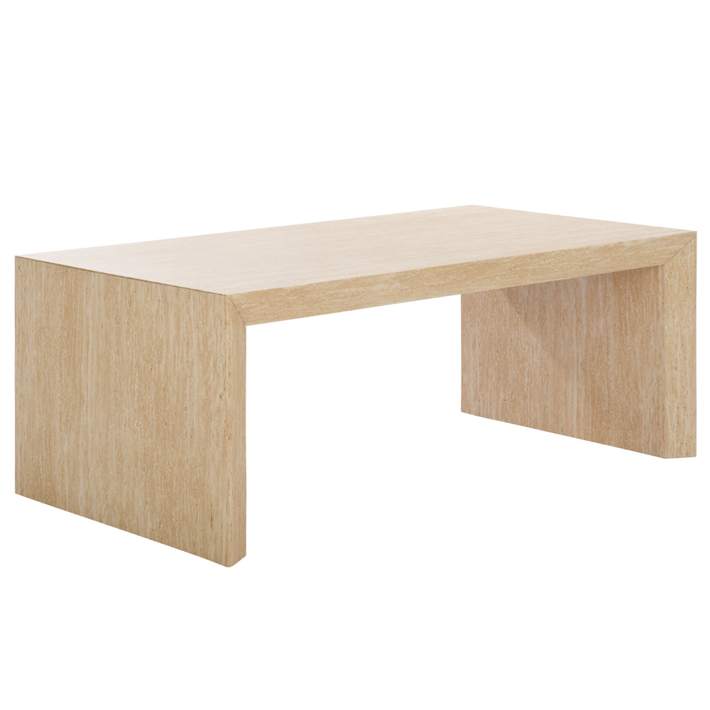 Safavieh Woodrow Coffee Table In Stunning Faux Travertine - Elevate Your Living Space With Style & Elegance! Faux Travertine Mdf Cof7013b