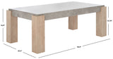 Safavieh Coromio Coffee Table XII23 Light Grey / Natural Mdf COF7014A