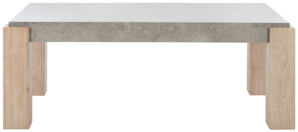 Safavieh Coromio Coffee Table XII23 Light Grey / Natural Mdf COF7014A
