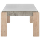 Safavieh Coromio Coffee Table XII23 Light Grey / Natural Mdf COF7014A