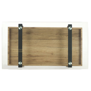 Safavieh Auberon Coffee Table - Contemporary Industrial Style With Glass Top, Black Metal Frame & Storage Shelf COF7015A