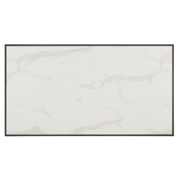 Safavieh Acelin Contemporary Coffee Table - Minimalist Design With Elegant Faux Marble Top And Sturdy Base White Faux Marble / Black COF7017A