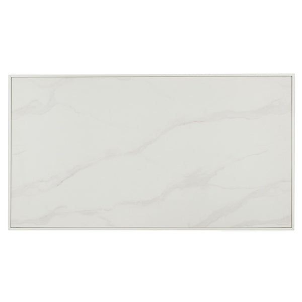 Safavieh Acelin Contemporary Coffee Table - Minimalist Design With Elegant Faux Marble Top And Sturdy Base White Faux Marble / White COF7017B
