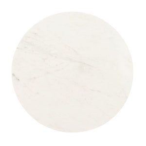 Safavieh Mila Pedestal Coffee Table – Luxurious Vintage-Inspired Design With Sculptural Elegance For Any Room White Marble/Brass COF7200A