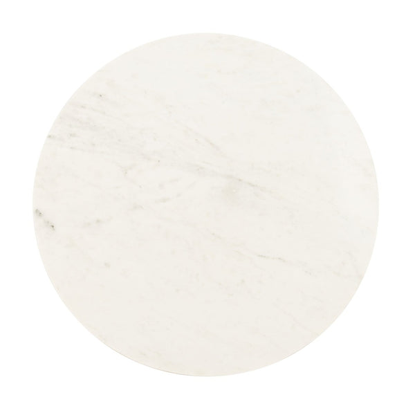 Safavieh Mila Pedestal Coffee Table – Luxurious Vintage-Inspired Design With Sculptural Elegance For Any Room White Marble/Brass COF7200A
