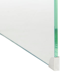 Safavieh Crysta Ombre Glass Coffee Table - Modern Artistic Centerpiece For Contemporary Living Room Spaces Clear/Blue COF7300A