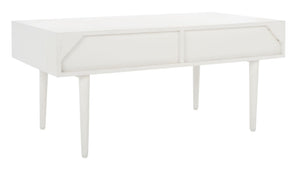 Safavieh Lexington Coffee Table - Modern Chic Design With Handcrafted Details And Ample Storage For Your Home White Wash COF9006B