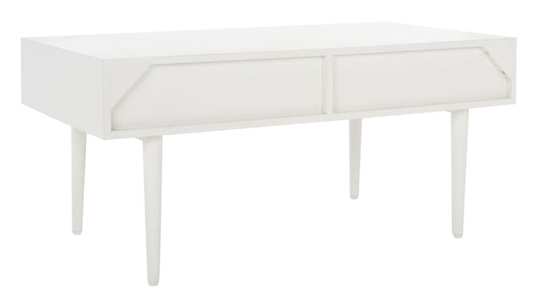 Safavieh Lexington Coffee Table - Modern Chic Design With Handcrafted Details And Ample Storage For Your Home White Wash COF9006B