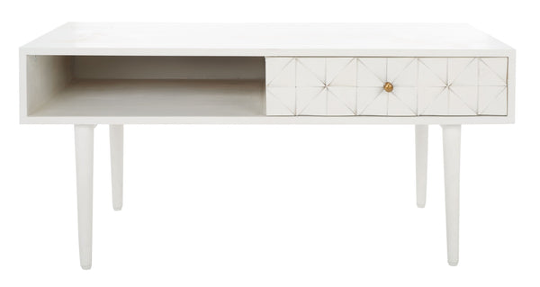 Safavieh Lexington Coffee Table - Modern Chic Design With Handcrafted Details And Ample Storage For Your Home White Wash COF9006B