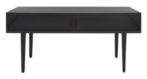 Safavieh Lexington Coffee Table - Modern Chic Design With Handcrafted Details And Ample Storage For Your Home Black COF9006C