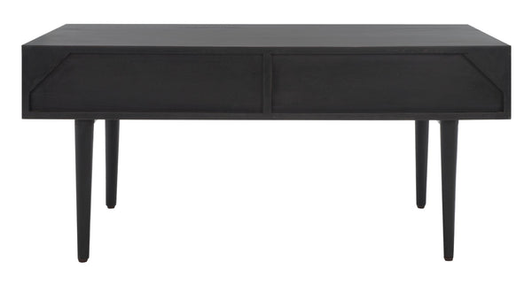 Safavieh Lexington Coffee Table - Modern Chic Design With Handcrafted Details And Ample Storage For Your Home Black COF9006C