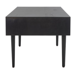 Safavieh Lexington Coffee Table - Modern Chic Design With Handcrafted Details And Ample Storage For Your Home Black COF9006C
