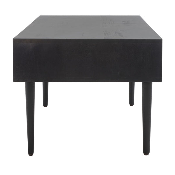 Safavieh Lexington Coffee Table - Modern Chic Design With Handcrafted Details And Ample Storage For Your Home Black COF9006C