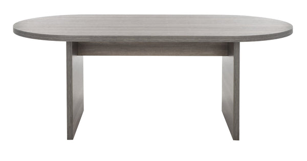 Safavieh Gareth Coffee Table - Contemporary Capsule Design With Stylish Wood Grain For Modern Living Spaces Slate Grey COF9301A