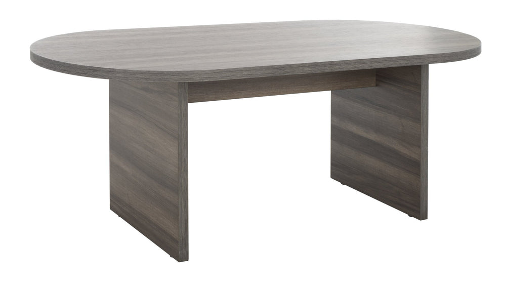 Safavieh Gareth Coffee Table - Contemporary Capsule Design With Stylish Wood Grain For Modern Living Spaces Slate Grey COF9301A
