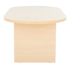 Safavieh Gareth Coffee Table - Contemporary Capsule Design With Stylish Wood Grain For Modern Living Spaces Natural COF9301B
