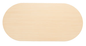 Safavieh Gareth Coffee Table - Contemporary Capsule Design With Stylish Wood Grain For Modern Living Spaces Natural COF9301B