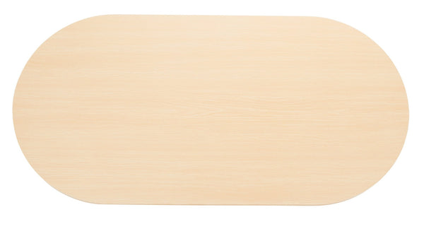 Safavieh Gareth Coffee Table - Contemporary Capsule Design With Stylish Wood Grain For Modern Living Spaces Natural COF9301B