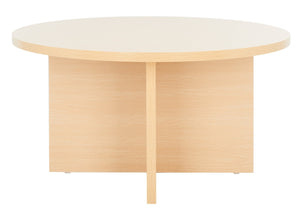 Safavieh Bo Coffee Table - Elegant Round Design With Tapered Base, Perfect For Modern Living Spaces And Decor Natural COF9302B