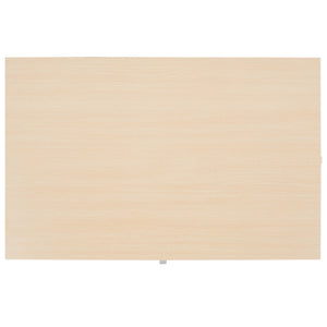 Safavieh Jaxith Modern Coffee Table With Rich Wood Grain And Sleek Metal Legs For Contemporary Living Spaces Natural / Silver COF9304C