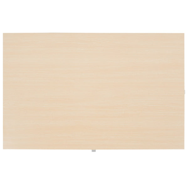 Safavieh Jaxith Modern Coffee Table With Rich Wood Grain And Sleek Metal Legs For Contemporary Living Spaces Natural / Silver COF9304C