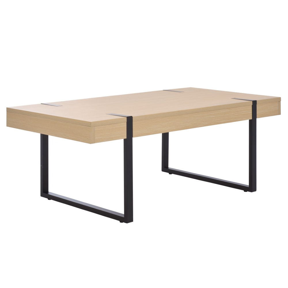 Safavieh Klausner Coffee Table - Contemporary Elegance With Durable Design, Sand & Black Finish For Any Decor COF9308A