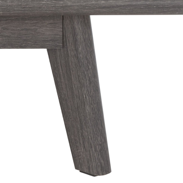 Safavieh Rori Retro-Chic Coffee Table With Sliding Doors And Stylish Storage For Modern Living Spaces Distressed Black COF9600E