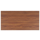 Safavieh Ceu 2 Door Coffee Table XII23 Walnut/ Gold Wood COF9602A