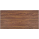 Safavieh Lylia 2 Door Coffee Table Walnut / Black COF9603A