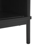 Safavieh Lylia 2 Door Coffee Table Black / Black COF9603B