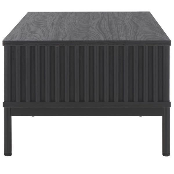 Safavieh Lylia 2 Door Coffee Table Black / Black COF9603B