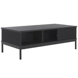 Safavieh Lylia 2 Door Coffee Table Black / Black COF9603B