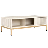 Safavieh Lylia 2 Door Coffee Table White / Gold COF9603C