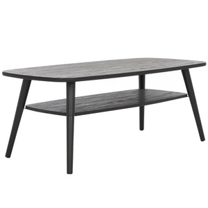 Safavieh Karou 2 Tier Coffee Table Black 43.3" x 21.7" x 16.5"