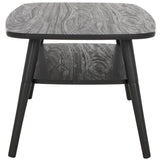 Safavieh Karou 2 Tier Coffee Table Black 43.3" x 21.7" x 16.5"