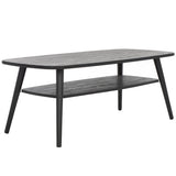 Safavieh Karou 2 Tier Coffee Table Black 43.3" x 21.7" x 16.5"