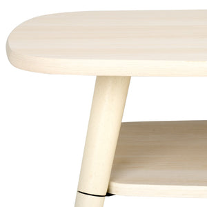 Safavieh Karou 2-Tier Coffee Table - Mid-Century Modern Design With Smooth Edges And Ample Storage Space Bleached White COF9604C