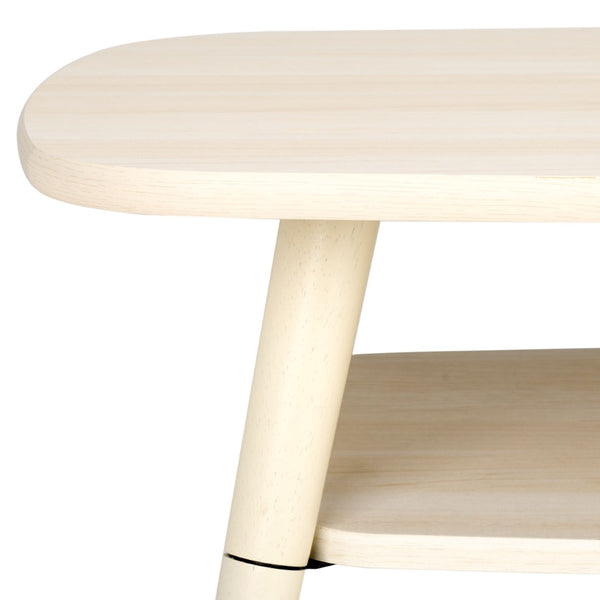 Safavieh Karou 2-Tier Coffee Table - Mid-Century Modern Design With Smooth Edges And Ample Storage Space Bleached White COF9604C
