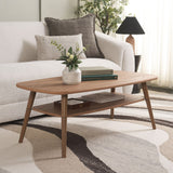 Safavieh Karou 2 Tier Coffee Table Oak 43.3" x 21.7" x 16.5"